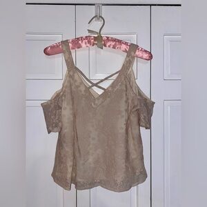 Joyfolie Mia Joy Lareina Lace Top in Size Small